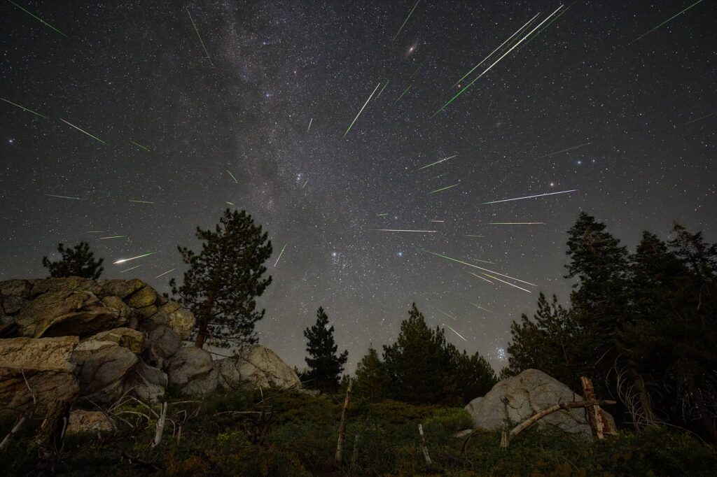 perseids meteor shower by NASA